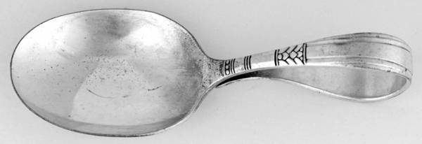 Capri (Silverplate, 1935) Curved Handle Baby Spoon