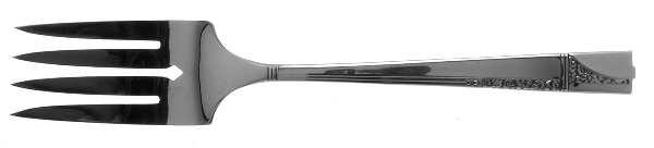 Caprice (Silverplate, 1937) Medium Solid Cold Meat Serving Fork