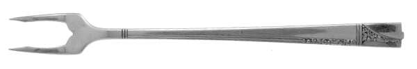 Caprice (Silverplate, 1937) Short Handle Pickle/Olive Fork