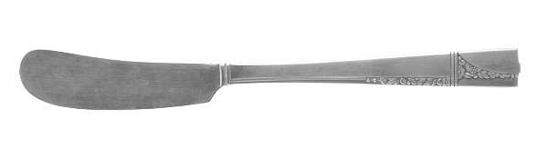 Caprice (Silverplate, 1937) Flat Handle Butter Spreader by Oneida Silver