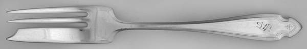 Cardinal (Silverplate, 1920) Individual Pie Fork