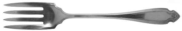 Cardinal (Silverplate, 1920) Medium Solid Cold Meat Serving Fork
