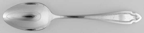 Cardinal (Silverplate, 1920) Monogram Place/Oval Soup Spoon