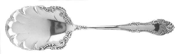 Carlton (Silverplate, 1898) Solid Shell Casserole Spoon