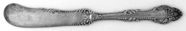 Carlton (Silverplate, 1898) Flat Handle Butter Spreader