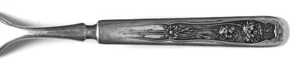 Carnation (Silverplate, 1908) Indented Solid Handled Fork