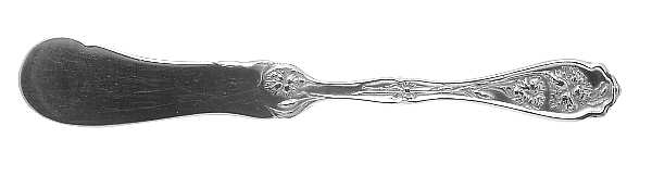 Carnation (Silverplate, 1908) Flat Handle Butter Spreader