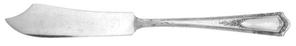 Caroline (Silverplate, 1933) Flat Handle Master Butter Knife
