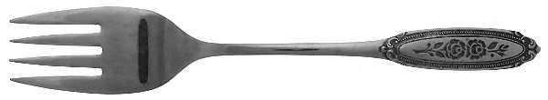 Cassandra (Stainless) Medium Solid Cold Meat Serving Fork