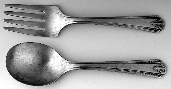 Casino (Silverplate, 1931) 2 Pc Baby Set (BF, BS)