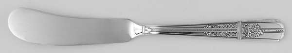 Celebrity-Wild Rose (Silverplate, 1939) Flat Handle Butter Spreader