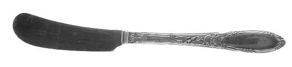 Chateau (Silverplate, 1934) Flat Handle Butter Spreader