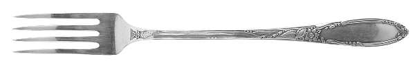 Chateau (Silverplate, 1934) Grille Fork (Viande)