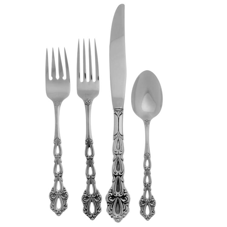 Chandelier (Stainless) 4 Piece Place Setting