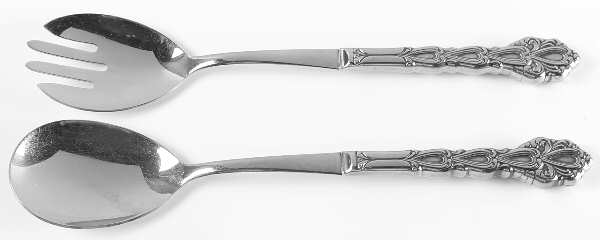 Chandelier (Stainless) 2 Pc Salad Set with Stainless Bowl