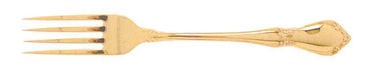Chateau (Gold Electroplate) Fork