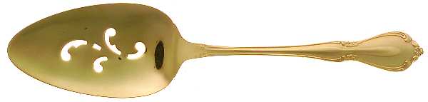 Chateau (Gold Electroplate) Pierced All Stainless Pie Server