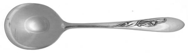 Cherie (Silverplate, 1957) Round Bowl Soup Spoon (Gumbo)