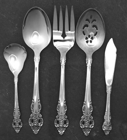 Cherbourg (Stainless, Community) 5 Piece Hostess Set