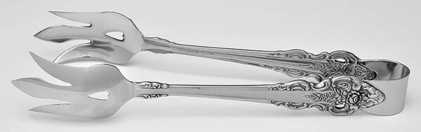 Cherbourg (Stainless, Community) Solid Lettuce Tongs