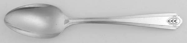 Chevron (Silverplate, 1930) Five O'Clock Teaspoon