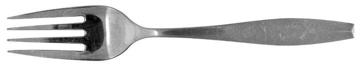 Chevron Stainless Individual Salad Fork