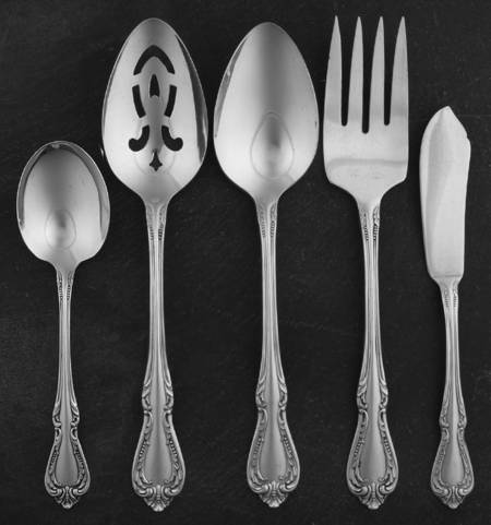 Chalice-Harmony (Silverplate, 1958) 5 Piece Hostess Set