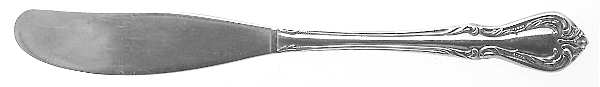 Chalice-Harmony (Silverplate, 1958) Flat Handle Butter Spreader