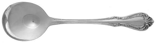 Chalice-Harmony (Silverplate, 1958) Round Bowl Soup Spoon (Gumbo) by Oneida Silver