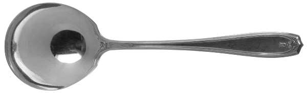 Chippendale (Silverplate, 1919) Round Bowl Soup Spoon (Bouillon)