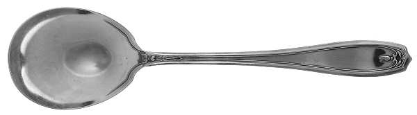 Chippendale (Silverplate, 1919) Round Bowl Soup Spoon (Gumbo)