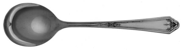 Chatelaine-Sonia (Silverplate, 1930) Round Bowl Soup Spoon (Gumbo)