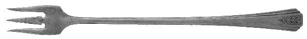 Clarion (Silverplate, 1931) Cocktail/Seafood Fork