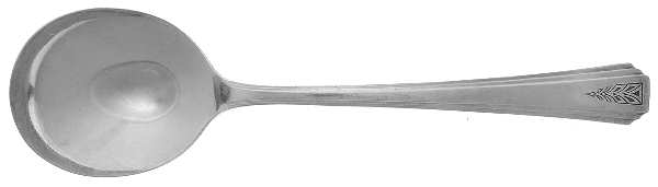Clarion (Silverplate, 1931) Round Bowl Soup Spoon (Gumbo)