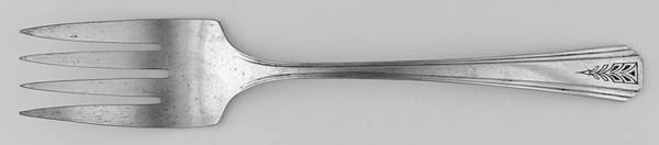 Clarion (Silverplate, 1931) Medium Solid Cold Meat Serving Fork