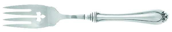 Classic (Silverplate, 1911) Individual Hollow Fish Fork w/Silverplate Tines