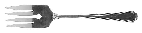 Clairhill-Fairhill (Silverplate, 1978) Medium Solid Cold Meat Serving Fork by Oneida Silver