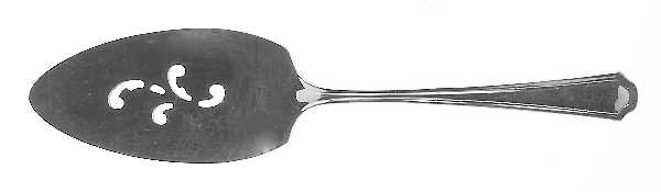 Clairhill-Fairhill (Silverplate, 1978) Solid Pierced Pie Server