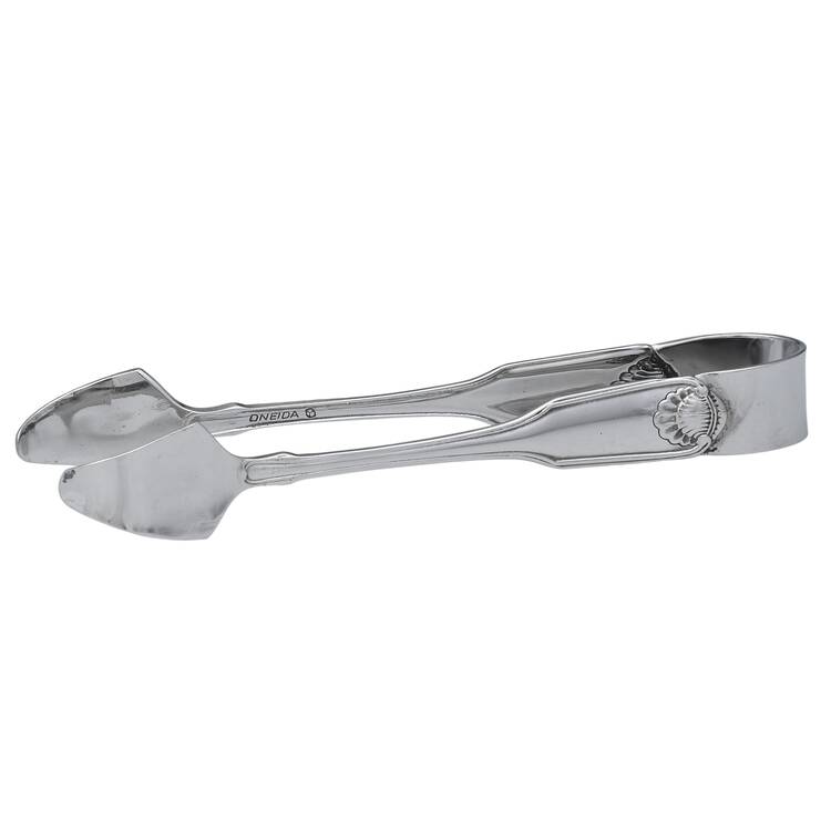 Classic Shell (Stainless) Sugar Tongs Solid HC
