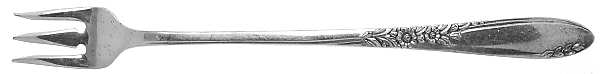 Country Lane (Silverplate, 1954) Cocktail/Seafood Fork