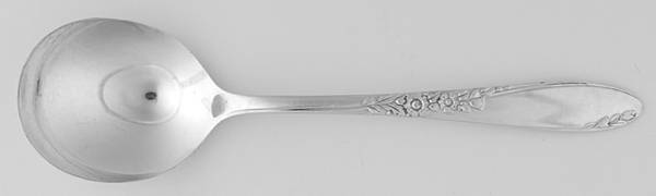 Country Lane (Silverplate, 1954) Round Bowl Soup Spoon (Gumbo)