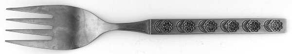 Country Lane (Stainless) Medium Solid Cold Meat Serving Fork
