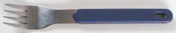 Colormate-Navy (Stainless) Individual Salad Fork