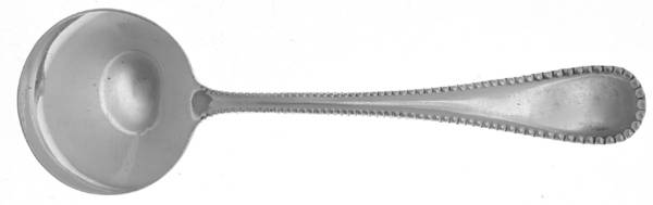 Colonial (Silverplate, 1895) Round Bowl Soup Spoon (Bouillon)