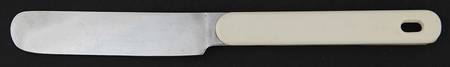 Colormate-White (Stainless) Blunt Solid Knife