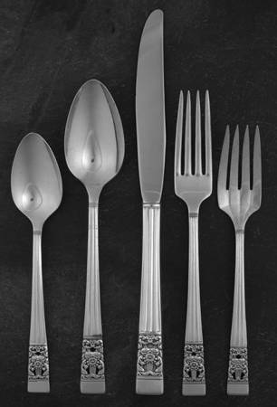 Coronation (Silverplate, 1936, No Mono) 40 Piece Estate Set