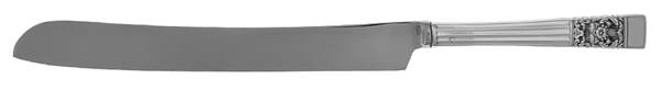 Coronation (Silverplate, 1936, No Mono) Wedding Cake Knife with Stainless Blade HC