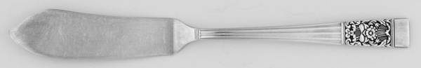 Coronation (Silverplate, 1936, No Mono) Flat Handle Master Butter Knife