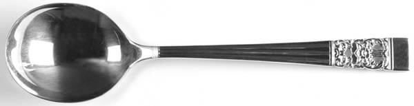 Coronation (Silverplate, 1936, No Mono) Round Bowl Soup Spoon (Gumbo)