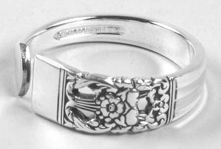 Coronation (Silverplate, 1936, No Mono) Napkin Ring Large HC